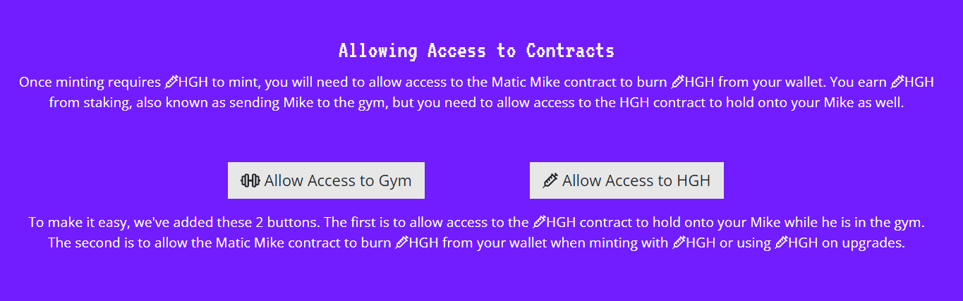 Allow Access to HGH